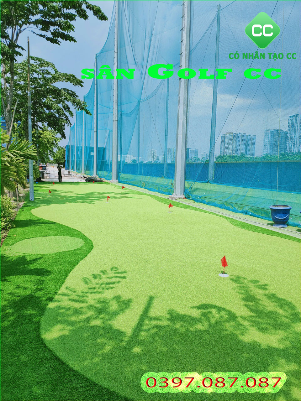 cỏ nhân tạo golf