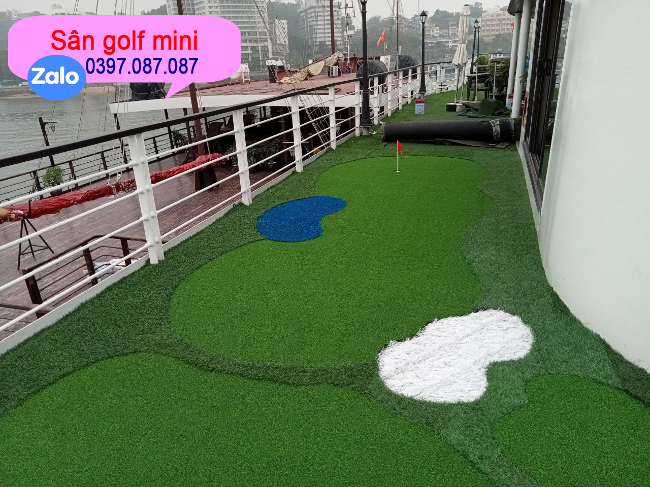 cỏ nhân tạo sân golf
