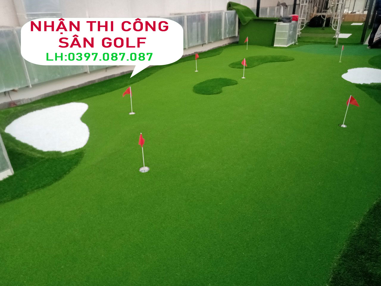 cỏ nhân tạo sân golf