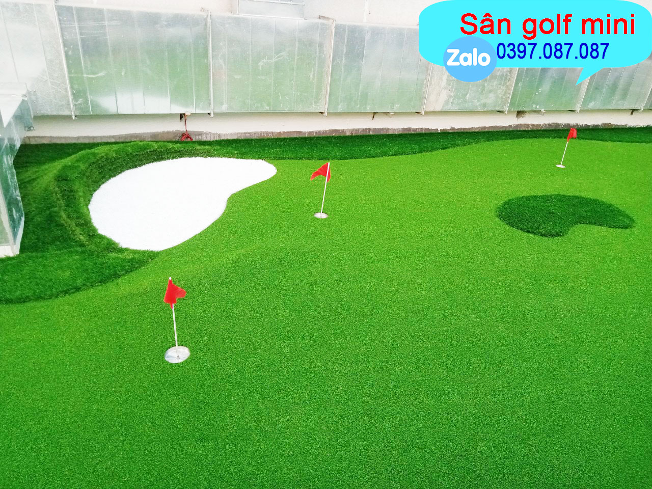cỏ nhân tạo sân golf