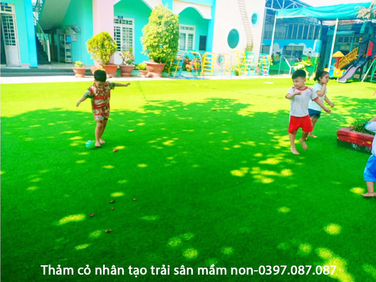 cỏ nhân tạo trường mầm non