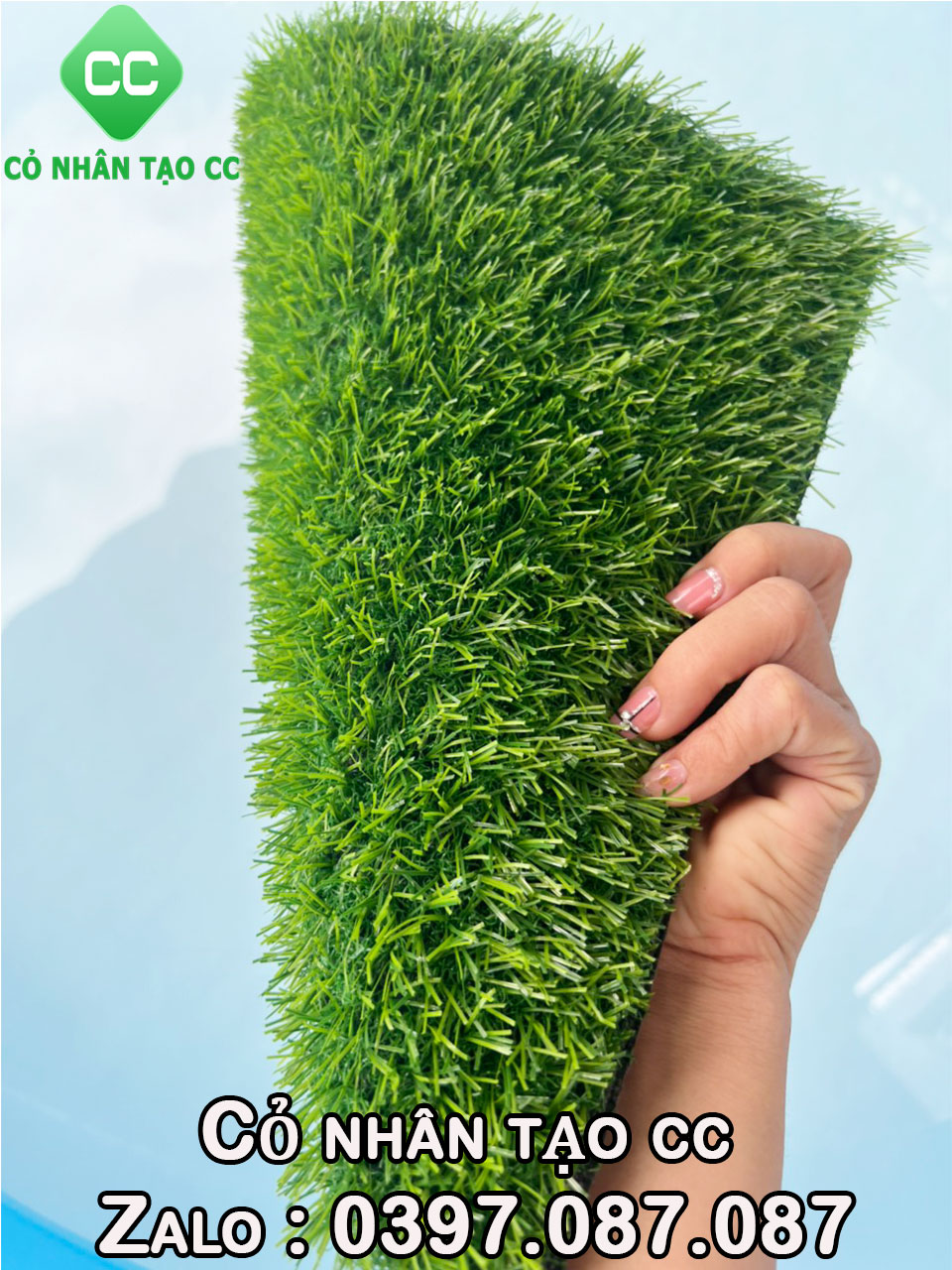 Thảm cỏ nhân tạo 2cm trải sàn cao cấp