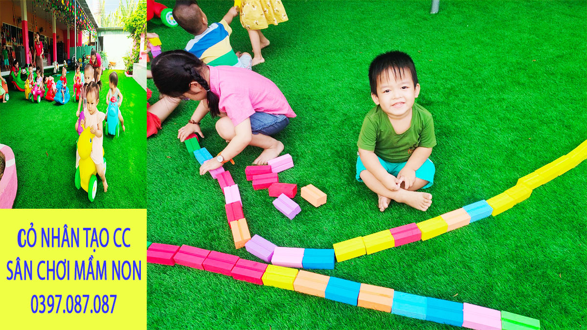 CỎ NHÂN TẠO TRƯỜNG MẦM NON