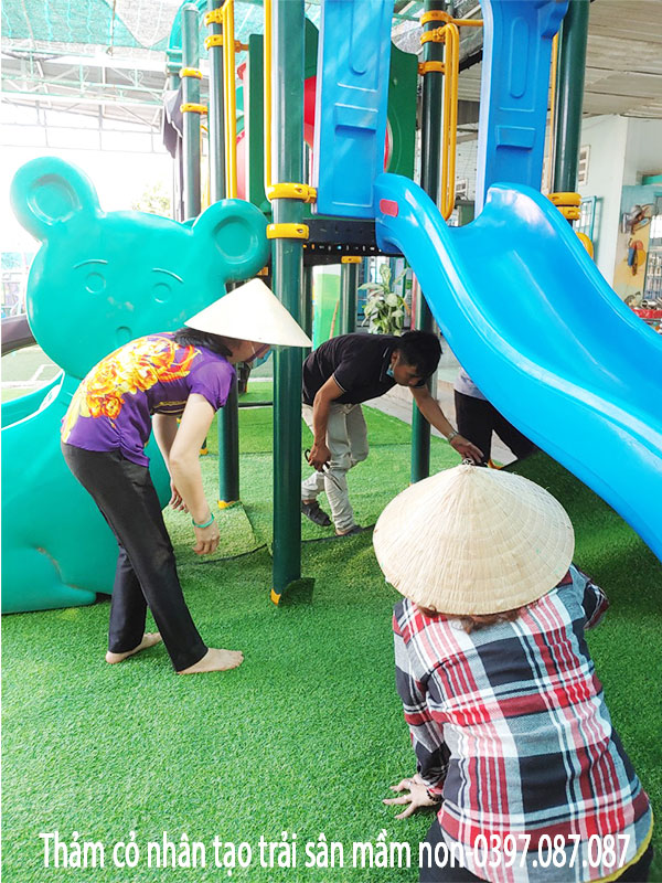 cỏ nhân tạo trường mầm non