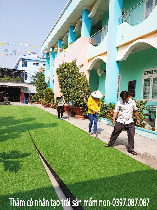 cỏ nhân tạo trường mầm non