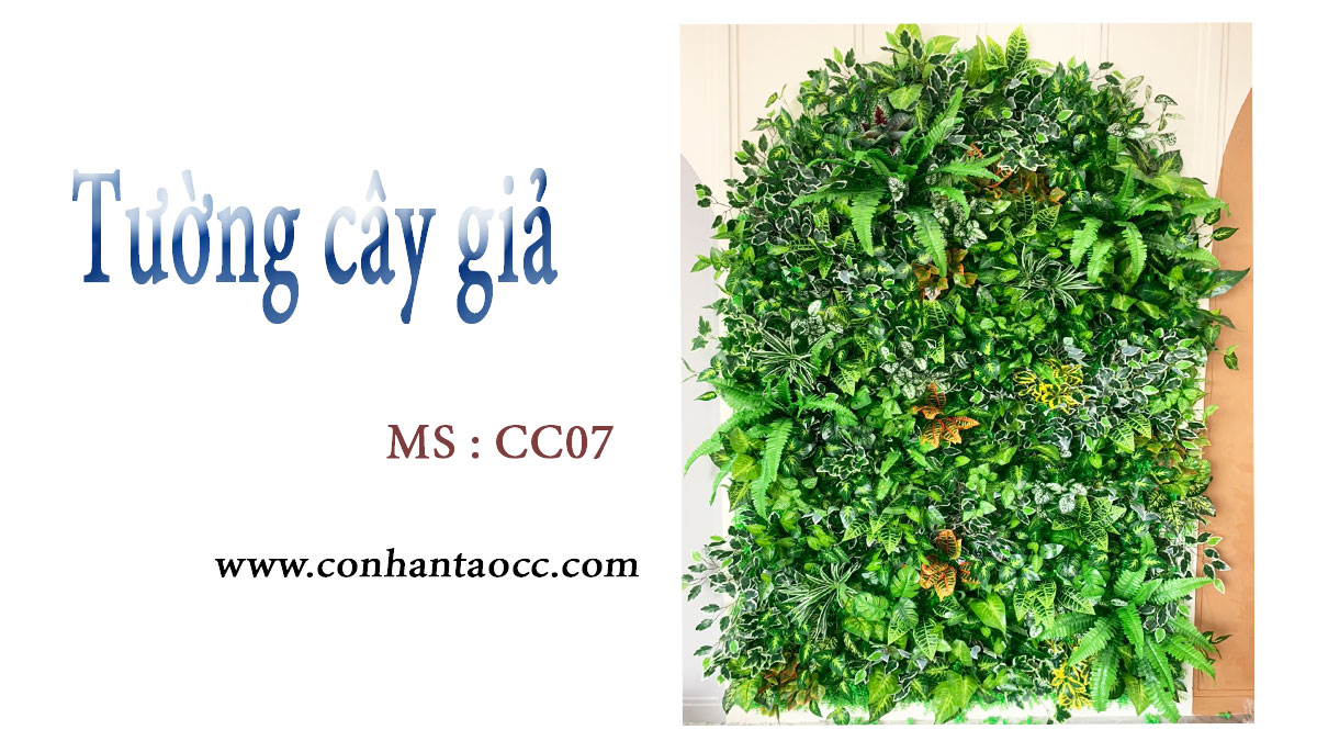 TƯỜNG CÂY GIẢ